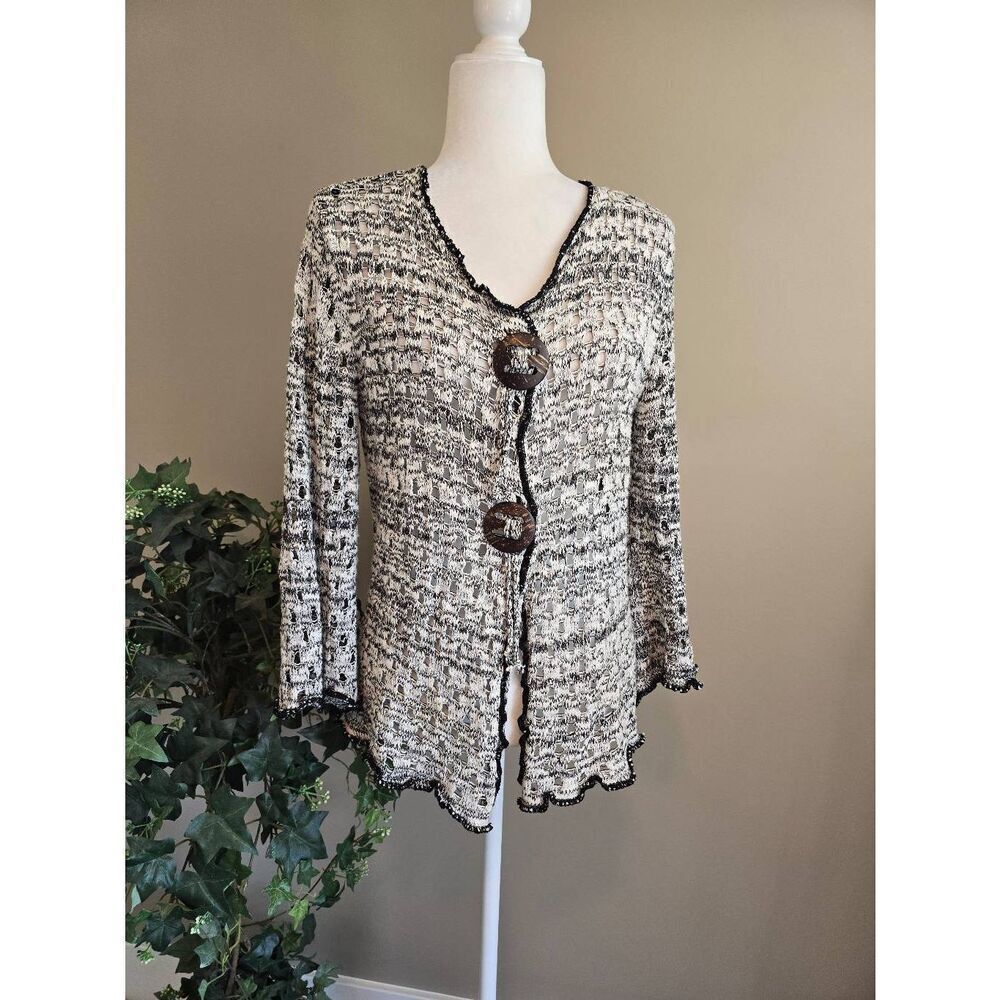 Lisa International Cardigan Sz M